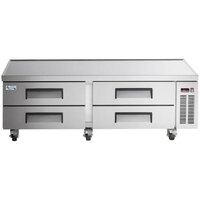 Avantco CBE-72-HC 72 inch 4 Drawer Refrigerated Chef Base