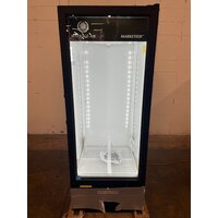 Beverage-Air MT12-1B 25 inch Marketeer Series Black Refrigerated Glass Door Merchandiser with LED Lighting