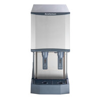 Scotsman HID312A-1 Meridian Countertop Air Cooled Ice Machine and Water Dispenser - 12 lb. Bin Storage