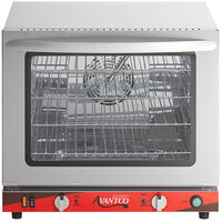 Avantco CO-32 Half Size Countertop Convection Oven with Steam Injection, 2.3 Cu. Ft. - 208/240V, 2800W