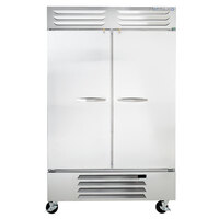 Beverage-Air RB49HC-1S 52" Vista Series Two Section Solid Door Reach-In Refrigerator - 46.15 Cu. Ft.