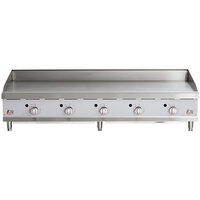 Cooking Performance Group GT-CPG-60-NL 60 inch Gas Countertop Griddle with Thermostatic Controls - 150,000 BTU