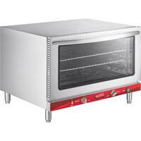 Avantco CO-46M Full Size Countertop Convection Oven with Steam Injection, 4.4 cu. ft. - 208/240V, 3,500/4,600W
