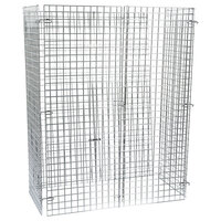 Regency NSF Chrome Wire Security Cage - 24 inch x 48 inch x 61 inch