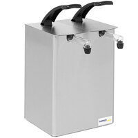 Nemco 10962 Asept Stainless Steel Double Countertop Pump Dispenser for 1.5 Gallon / 6 Qt. Pouches