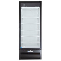 Beverage-Air MT23-1B 29 1/2 inch Marketeer Series Black Refrigerated Glass Door Merchandiser with LED Lighting