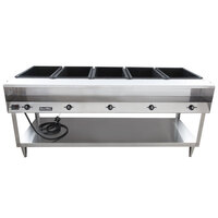 Vollrath 38119 ServeWell® Electric Five Pan Hot Food Table 208/240V - Sealed Well