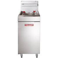 Vulcan LG500-1 65-70 lb. Natural Gas Floor Fryer - 150,000 BTU