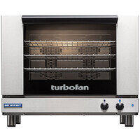 Moffat E28M4-P Turbofan Single Deck Full Size Electric Convection Oven with Mechanical Controls - 208V, 1 Phase, 5 kW
