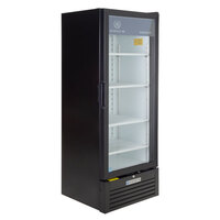 Beverage-Air MT12-1B 25 inch Marketeer Series Black Refrigerated Glass Door Merchandiser with LED Lighting