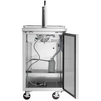 Avantco UDD-1-HC-S Single Tap Kegerator Beer Dispenser - Stainless Steel, (1) 1/2 Keg Capacity