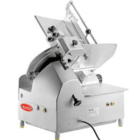 Avantco SL713A 13 inch Medium-Duty Automatic Meat Slicer with Manual Use Option - 3/4 hp