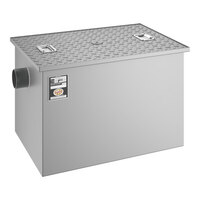 Regency 50 lb. 25 GPM Grease Trap with 3" Non-Threaded Connections