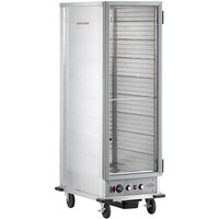 MainStreet Equipment CHP-1836U Full Size Non-Insulated Heated Holding / Proofing Cabinet with Clear Door - 120V