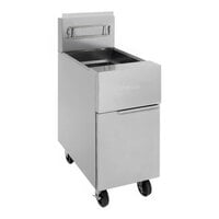 Dean by Frymaster GF40 Open Pot Natural Gas Floor Fryer 50 lb. - 122,000 BTU