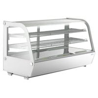 Avantco BCC-48-HC 48" White Refrigerated Countertop Bakery Display Case with LED Lighting