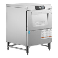 Hobart LXGNR-2 Advansys High Temperature Undercounter Glass Washer with Energy Recovery and 6" Leg Stand - 120/208-240V