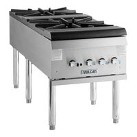 Vulcan VSP200F Natural Gas 2 Burner Stock Pot Range - 220,000 BTU