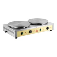 Carnival King CM16DBL 16" Dual Steel Crepe Maker - 208/240V