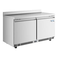 Avantco ZWT-60F-HC 60" Front Breathing Worktop Freezer with 3 1/2" Backsplash
