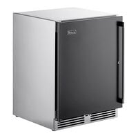 Perlick HB24RS-BS-STK 24" Black ADA Compliant Single Door Undercounter Refrigerator