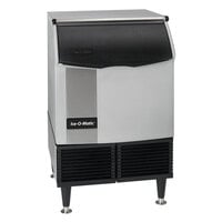 Ice-O-Matic ICEU220HA 24 1/2" Air Cooled Undercounter Half Dice Cube Ice Machine with 70 lb. Bin - 115V; 238 lb.