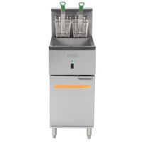 Dean by Frymaster SR114E Super Runner Economy 40 lb. Electric Floor Fryer - 208V, 3 Phase