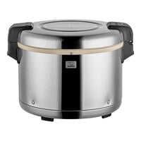 Zojirushi THA-603SA 66 Cup (Cooked) Stainless Steel Electric Rice Warmer with Removable Pot - 120V, 77W