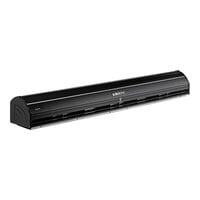 Boltic 72" Black Aluminum Air Curtain with Remote Magnetic Door Switch