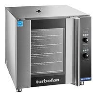 Moffat E32D5-2P Turbofan Single Deck Full Size Electric Digital Convection Oven with Steam Injection - 208V, 1 Phase, 5.8 kW