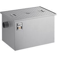 Regency 40 lb. 20 GPM Grease Trap with 3" Non-Threaded Connections - PDI Certified