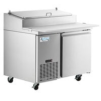 Avantco SSPPT-1 45" 1 Door Refrigerated Pizza Prep Table