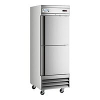 Avantco SS-1F-2-HC 29" Stainless Steel Solid Half Door Reach-In Freezer