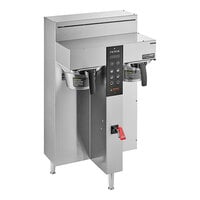 Fetco CBS-1242 Plus Series Twin Automatic Digital Coffee Brewer With Metal Brew Basket - 208/240V, 4600W