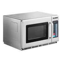 Solwave Stackable Commercial Microwave with Large 1.2 cu. ft. Interior and Push Button Controls - 2,100W, 208/240V