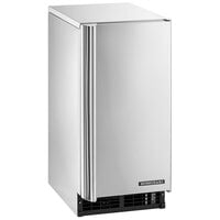 Hoshizaki AM-50BAK-AD 14 7/8" ADA Compliant Air Cooled Undercounter Top Hat Cube Ice Machine with 27 lb. Bin - 54 lb.