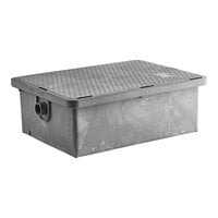 Endura 3925A02LO Lo-Pro 50 lb. 25 GPM Low Profile Grease Trap with 2" Hub