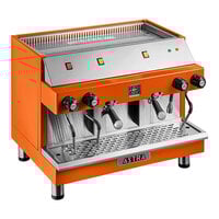 Astra Mega II M2S-017-OR Semi-Automatic Orange Espresso Machine - 220V