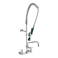 Krowne Royal Series 17-109WL 1.15 GPM Wall-Mount Pre-Rinse Faucet with 8" Centers and 12" Add-On Faucet