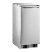Ice-O-Matic GEMU090 15" Air Cooled Undercounter Pearl/Nugget Ice Machine with 22 lb. Bin - 115V, 85 lb.