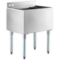 Regency 18" x 24" Underbar Ice Bin - 77 lb.