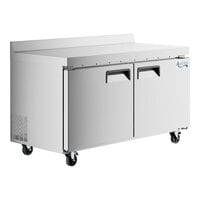 Avantco AWT-60R 60" Worktop Refrigerator with 3 1/2" Backsplash