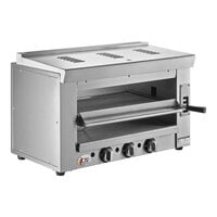 Cooking Performance Group S-36-SB-N 34" Natural Gas Infrared Salamander Broiler - 36,000 BTU