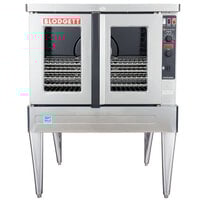 Blodgett ZEPHAIRE-100-E Single Deck Full Size Standard Depth Electric Convection Oven with Draft Diverter -220/240V, 1 Phase, 11kW
