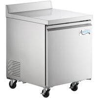 Avantco SS-WT-27F-HC 27" One Door Worktop Freezer with 3 1/2" Backsplash