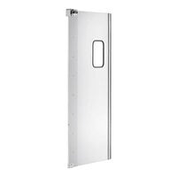 Regency Single Aluminum Swinging Traffic Door with 9" x 14" Window - 36" x 84" Door Opening