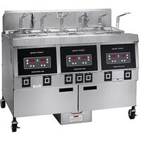 Henny Penny OFG-323 3-Well Natural Gas Fryer with Computron 1000 Controls - 255,000 BTU