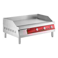 Avantco EG30N 30" Electric Countertop Griddle - 208/240V, 3375W-4500W