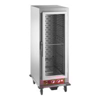 Avantco HPESC-1836 Full Size Vacuum-Insulated Heated Holding / Proofing Cabinet with Clear Door - 120V