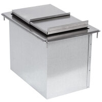 Advance Tabco D-12-IBL 12" x 18" Drop-In Ice Bin - 23 lb.